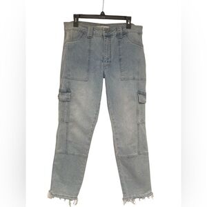 KanCan Light Blue Cargo Pants GUC 13/30